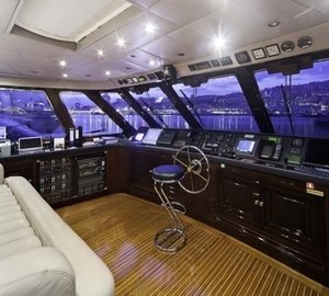 Pilot House On Yacht SUPERFUN
