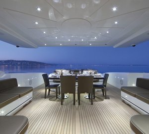 Eating/dining Aboard Yacht VENI VIDI VICI