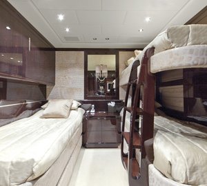 Neutralised Twin Bed Cabin On Board Yacht VENI VIDI VICI