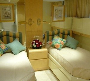 Twin Bed Stateroom On Yacht LADYSHIP