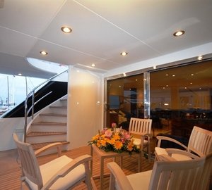 Cocktail Furniture: Yacht LADYSHIP's Top Deck Image