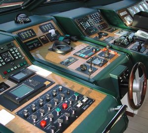 Navigation Instrumentation Aboard Yacht LADYSHIP
