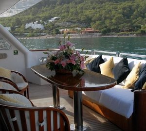 Sitting Zone: Yacht LADYSHIP's Premier Deck Pictured