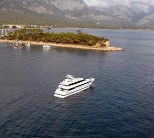 Under Way On Board Yacht LADYSHIP