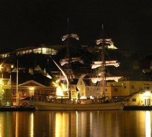 Evening Overview On Yacht ASTRID