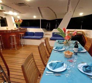 External Eating/dining On Yacht DOUCE FRANCE