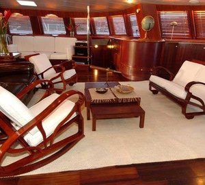Saloon Aboard Yacht DOUCE FRANCE