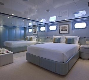 Blue Guest's Cabin On Board Yacht MAVERICK II