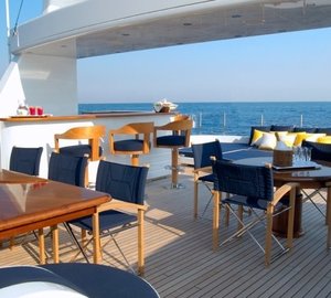 Sitting On Board Yacht OXYGEN