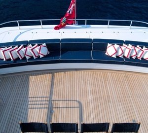 Bridgedeck Deck Sitting Aboard Yacht OXYGEN