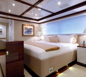 Main Master Cabin On Board Yacht OXYGEN