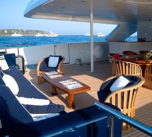 Upon Deck Sitting Aboard Yacht OXYGEN