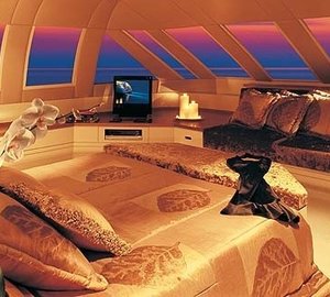 Extensive Aspect: Yacht CARMEN FONTANA's Main Master Cabin Photograph