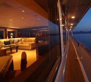 Profile Deck Aboard Yacht DAYDREAM