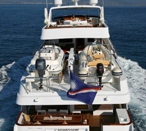 Aft: Yacht DAYDREAM's Cruising Photograph