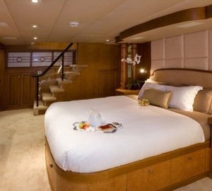 Staircase: Yacht DAYDREAM's Main Master Cabin Image