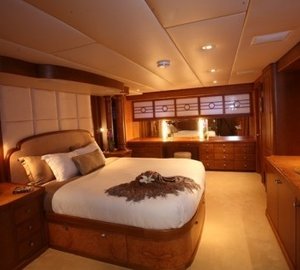 Main Master Cabin Aboard Yacht DAYDREAM