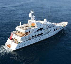 From Above Aspect Aboard Yacht ECLIPSE