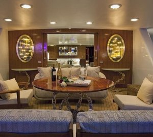 Aft Deck On Yacht SIRAHMY