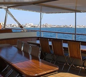 External Eating/dining On Board Yacht ADORNATE
