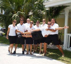 Crewmember's On Board Yacht AT LAST