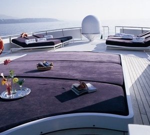 Sunshine Lounging On Yacht COSTA MAGNA