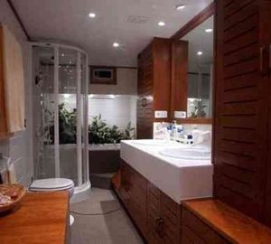 Personal Bath Aboard Yacht AIGLON