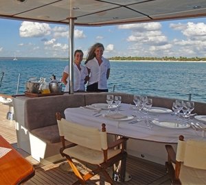 External Eating/dining On Yacht AIGLON