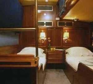 Twin Bed Cabin On Yacht AIGLON