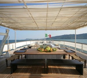 Al Fresco Eating/dining On Yacht PROMETEJ