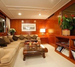Saloon Aboard Yacht SECRET LIFE