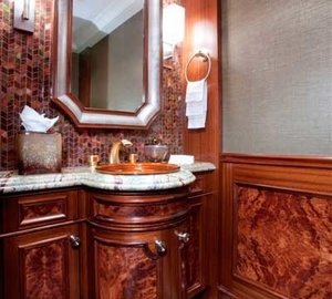 Guest's Bath On Board Yacht KATYA