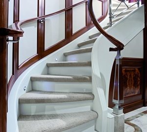 Stairway Aboard Yacht KATYA