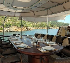 External Eating/dining On Yacht ANNABELLA