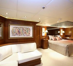 Sitting: Yacht MONTIGNE's VIP Cabin Pictured
