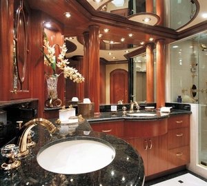 Main Master Bathroom On Board Yacht IMPETUOUS