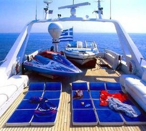 Sunbeds Aboard Yacht PARADIS
