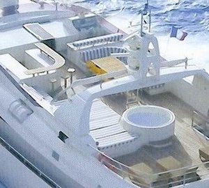 Sun Deck: Yacht PHOENIX's From Above Aspect Image