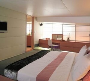 Berth: Yacht PHOENIX's Main Master Cabin Pictured