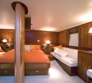 Profile: Yacht TIZIANA's Main Master Cabin Pictured