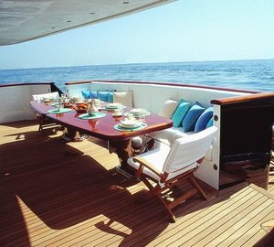 Aft Deck On Yacht JASMIN