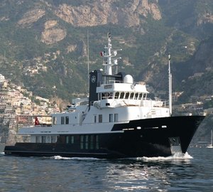 Forward Aspect On Board Yacht JASMIN