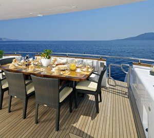 Premier Deck Aft Aboard Yacht MARNAYA