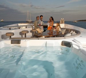 Jacuzzi Pool Aboard Yacht STREGA