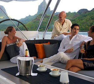 External Drinks On Yacht BLISS
