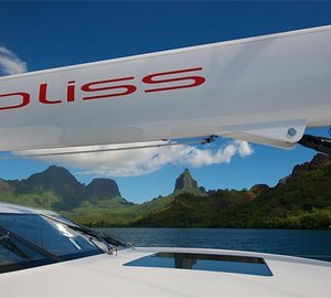 Deck Close Up On Board Yacht BLISS