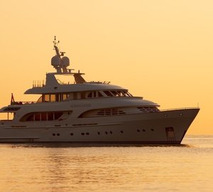 Sunset Dusk Overview Aboard Yacht NORTHLANDER