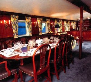 Eating/dining Zone Aboard Yacht GLORIOUS