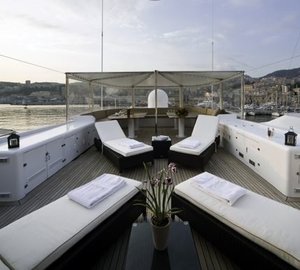 Sun Deck Aboard Yacht SUPERFUN
