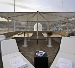 Sun Deck Aspect On Yacht SUPERFUN